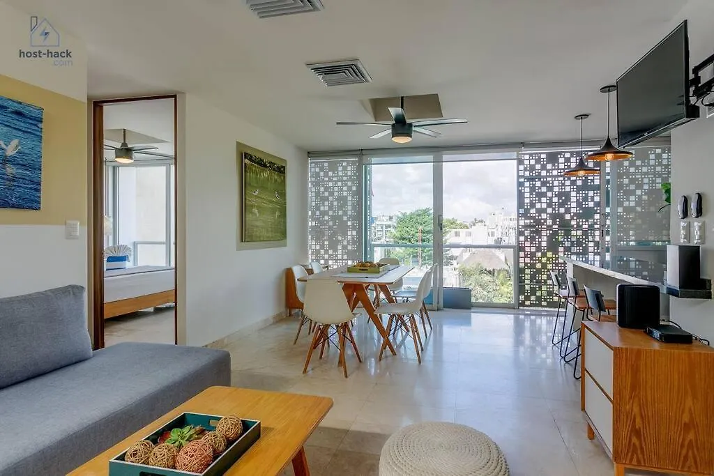 Danzamar 7, Modern Apartment 2 Blocks Away From 5Th Avenue Playa del Carmen Mexico